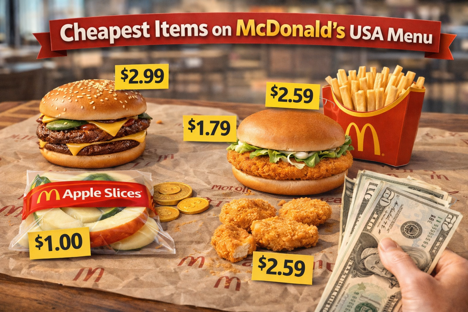 Cheapest Items on McDonald’s USA Menu: Best Budget-Friendly Picks