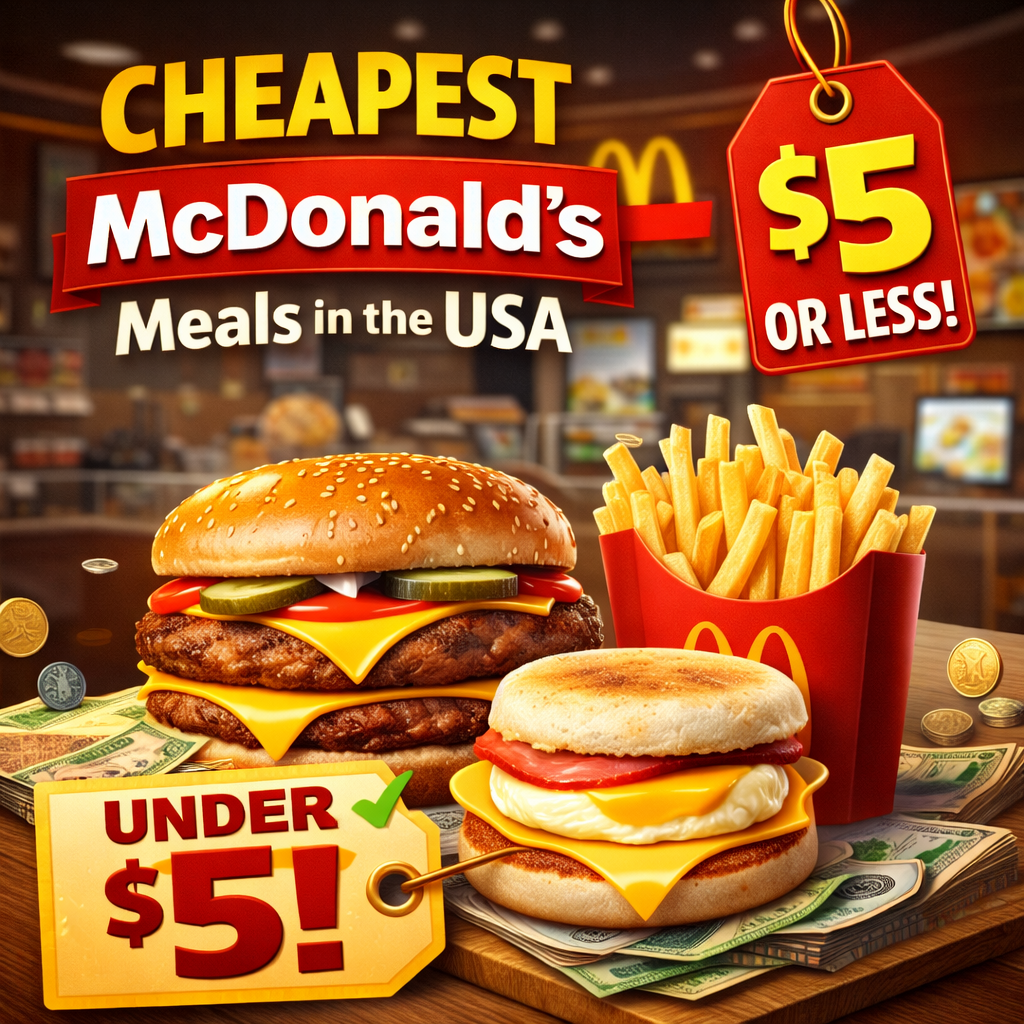 Cheapest McDonald’s Meals in the USA (Under $5)