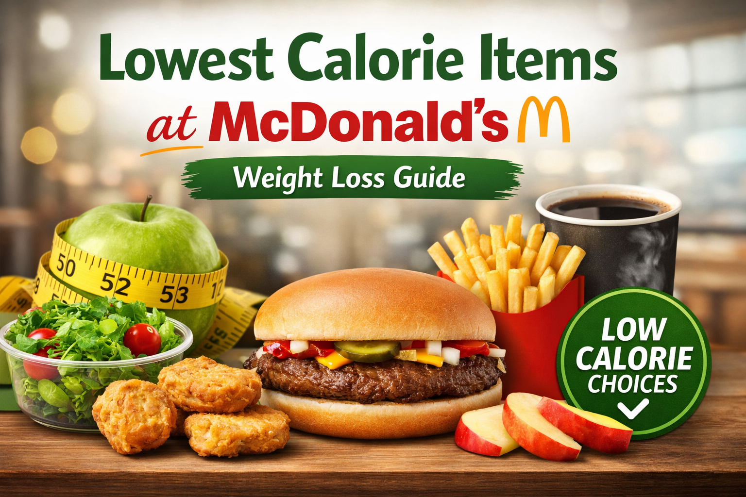 Lowest Calorie Items at McDonald’s USA: Smart Choices for Calorie-Conscious Eating (Complete Guide)