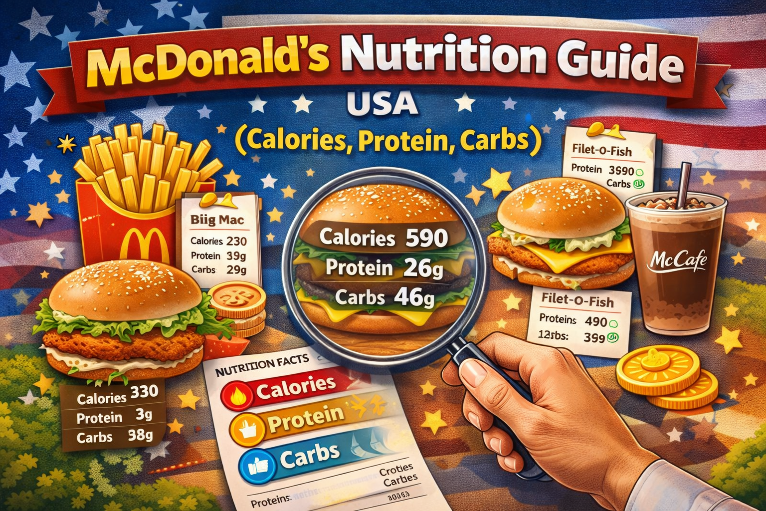 McDonald’s Nutrition Guide USA: Calories, Protein, Carbs & More (Latest Update)