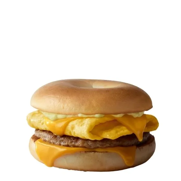 Sausage, Egg & Cheese Bagel